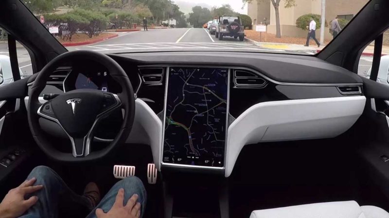 tesla full self driving
