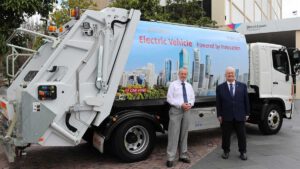 Electric garbage truck ‘on trial’ in western Sydney