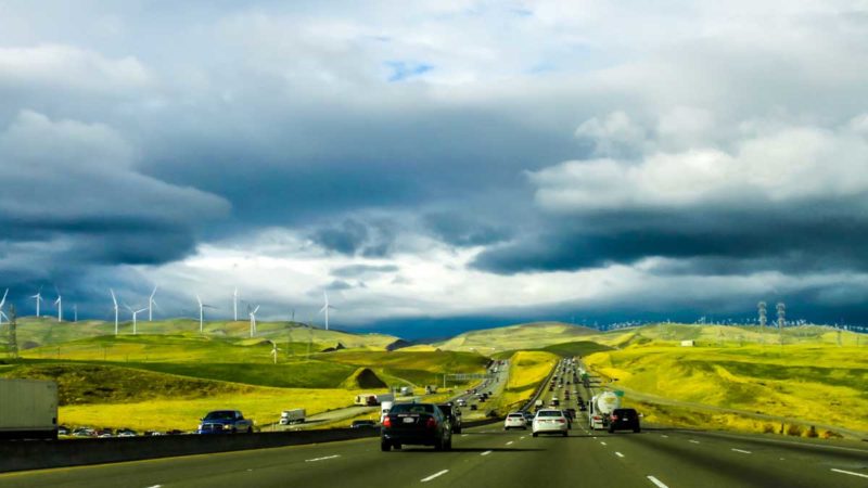 road wind turbines