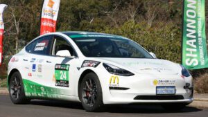 “Mad Max powered by Big Macs:” Tesla powered by old chip oil enters Perth to Sydney marathon