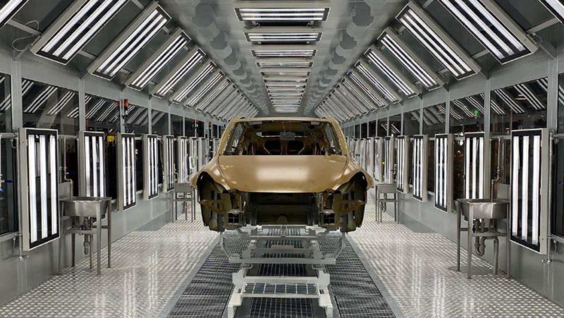 model y paint shop