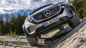 Mercedes-Benz shows EQC electric SUV can do off-road grunt