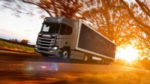 Scania plans a solar clad trailer to augment plug-in hybrid electric truck