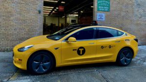 Tesla Model 3 transforms into “big yellow taxi” in first for New York