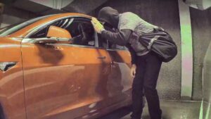Tesla Sentry captures thief scoping cars: Why you need storage in your Tesla!