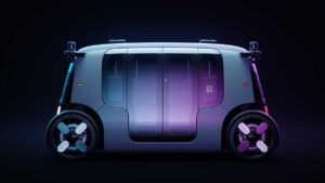 Zoox unveils bi-directional, self driving electric robo-taxi with big battery