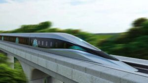 China reveals 620km/hr high-temp electric maglev train