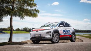 Hyundai Kona EV to be trialled as a police car in Sydney