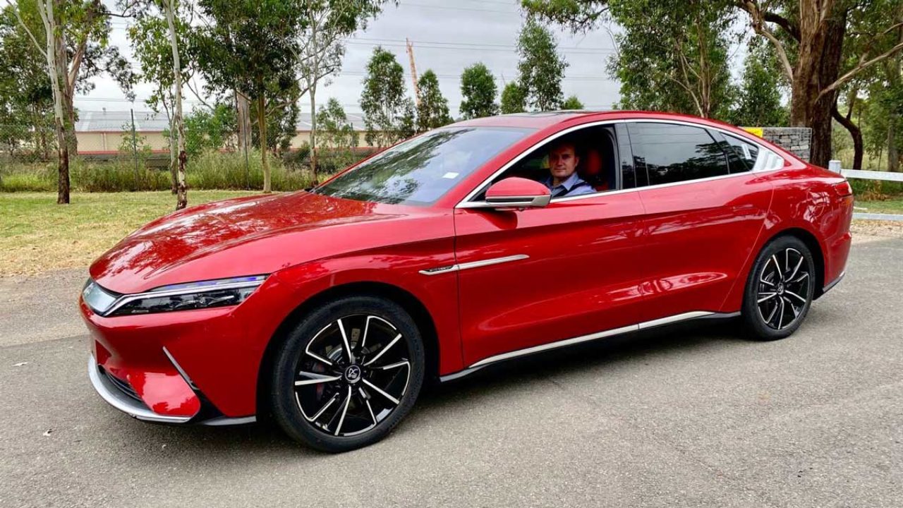 First Byd Han Electric Sedan Lands In Australia Ahead Of Consumer Launch - 2021 byd roblox