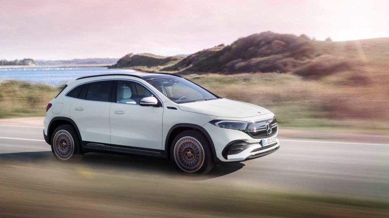 The EQA electric compact SUV. Source: Daimler