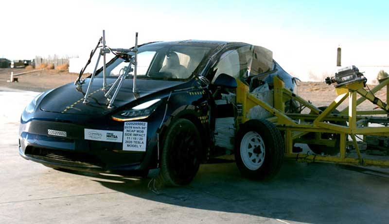 model y crash safety