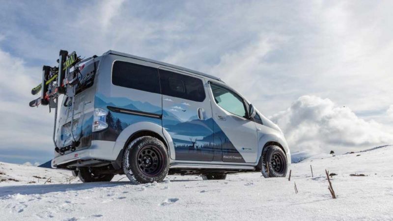 nissan winter camper
