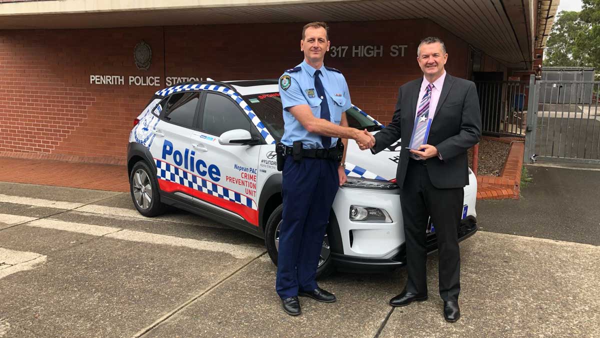 penrith police kona electric