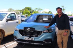 Byron Shire mayor goes deep Green with electric MG SUV