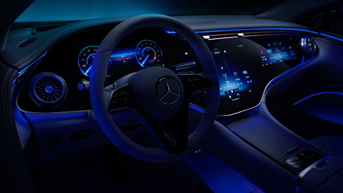 Mercedes Benz Debuts Flagship All Electric Eqs High Tech Interior