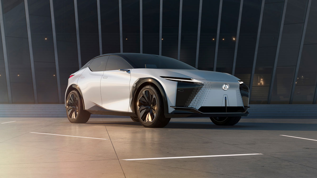 Lexus Unveils Electric Concept Car With Tesla Like Yoke Steering Wheel