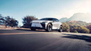 Lexus unveils electric concept car with Tesla-like yoke steering wheel