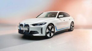 BMW debuts i4 electric gran coupé and sets accelerated EV target