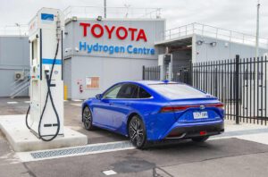 Toyota opens Melbourne hydrogen refuelling station,  launches new fuel cell sedan