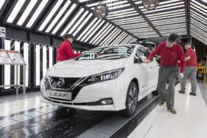 Nissan Leaf production overtakes iconic Bluebird in Europe