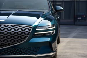Genesis unveils its first electric luxury sedan at Shanghai Auto Show