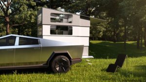 Las Vegas company designs Tesla Cybertruck camper add-on