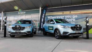 MG becomes first electric car available for rent in Australia through major company
