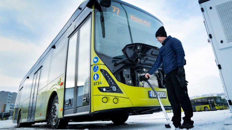 volvo electric bus norway