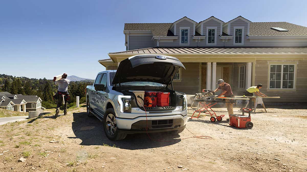 The Ford F-150 Lightning. Source: Ford