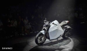 Davinci Tech unveils new electric bike – part motorcycle, part robot
