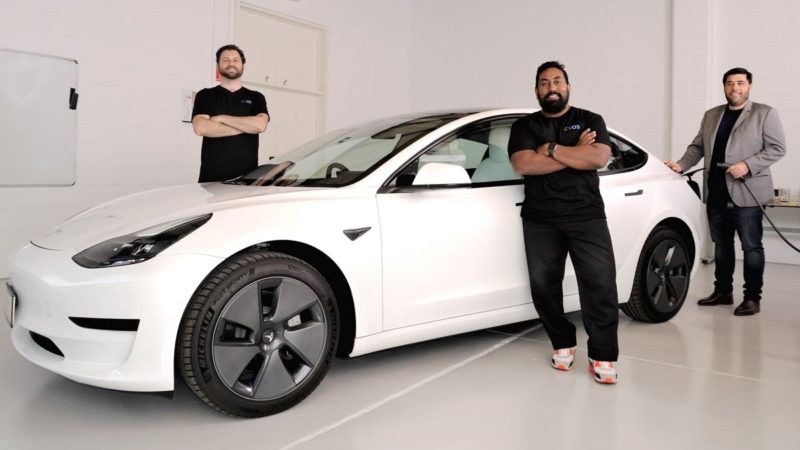 CEO and Chief Commercial Officer Marcelo Salgado; Chief Experience & Innovation Officer Seshan Weeratunga; and Chief Technology Officer Chris Crossman.