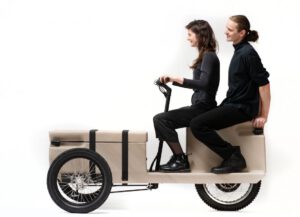 Austrian design studio unveils recycled plastic 3D-printed electric tricycle