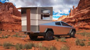 Tesla Cybertruck camper upgrade wins hearts, may have “touch dashboard”