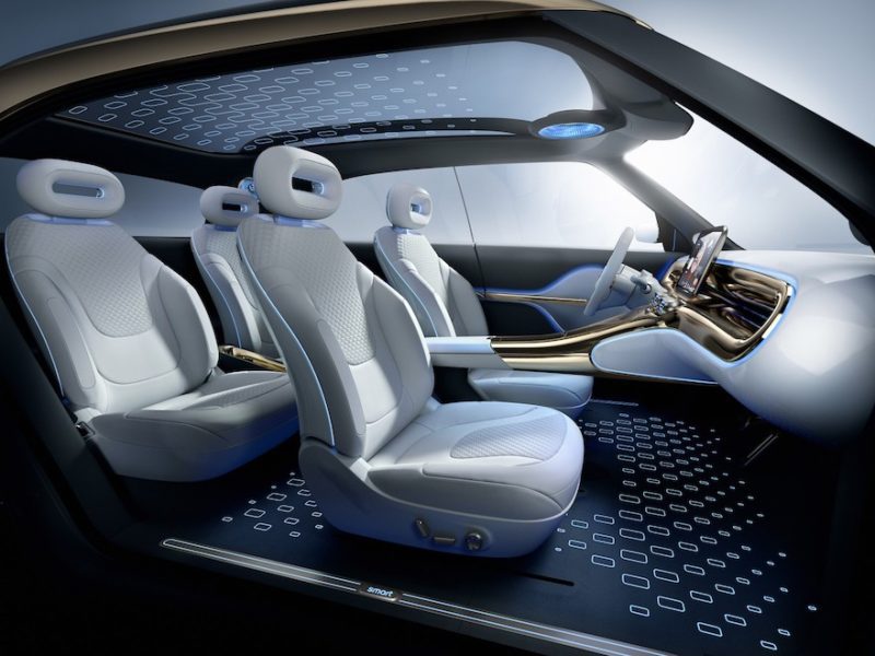 Smart Concept #1 compact SUV with spacious interior
