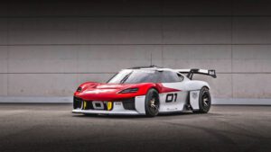 Porsche reveals electric motorsport vision with Mission R concept