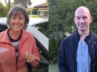 Kath Davies and Chris Vanderstock