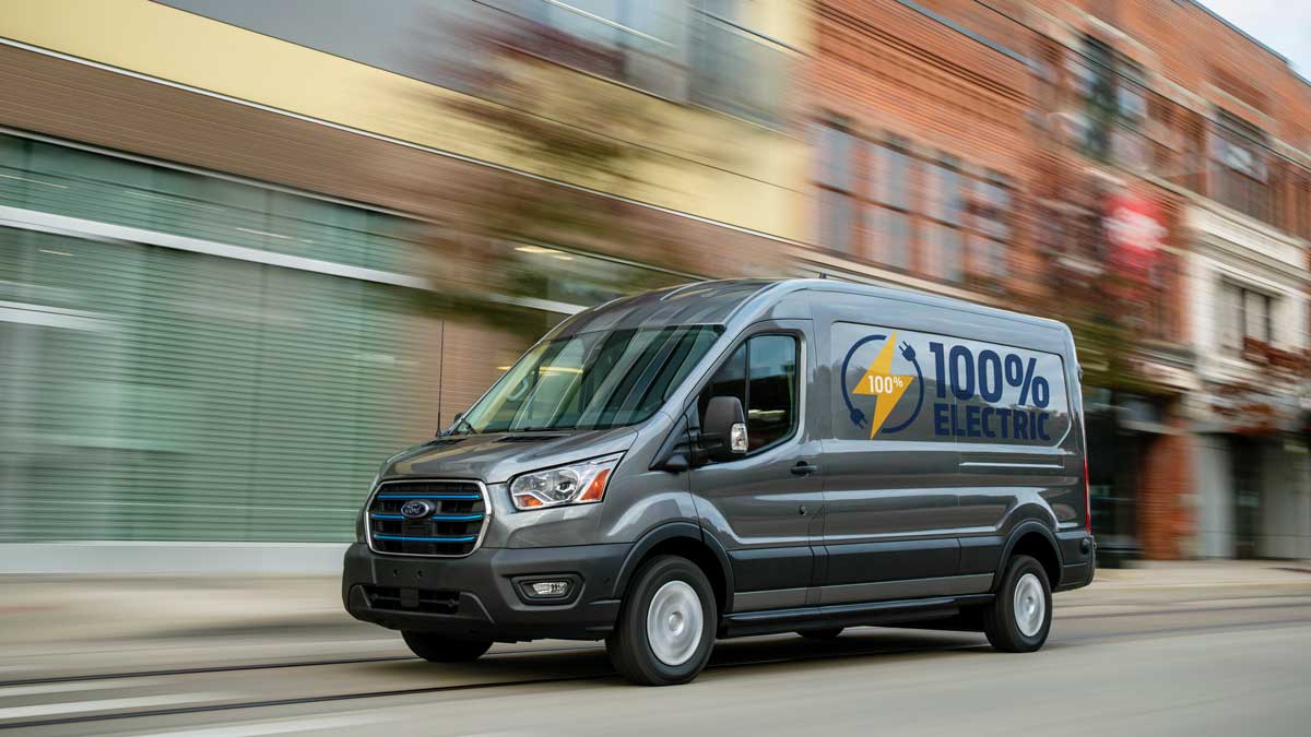 2022 Ford e-Transit. LHD model shown. Source: Ford