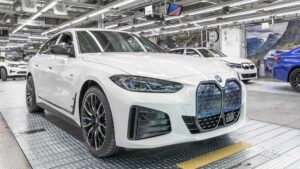 BMW starts i4 electric coupé production to rival Tesla Model 3