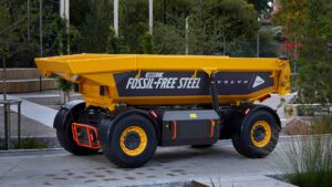 Volvo says this is the world’s first vehicle made from fossil-free steel