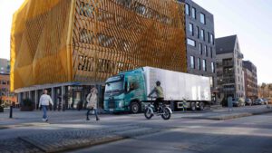Volvo secures biggest electric truck order from European logistics company