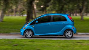 “It’s not big, but it’s clever:” This little blue iMiev electric turns heads