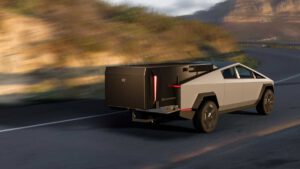 Cybertruck tiny home pod takes the weekend to the next level