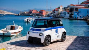 Greek island debuts what must be world’s slowest electric police cars