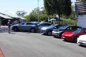 The curious give electric vehicles a whirl as pre-Christmas petrol prices heat up