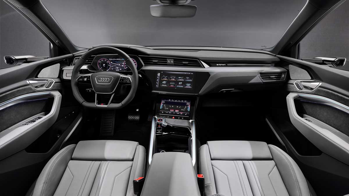 The Audi e-tron S. Left-hand drive model shown. Source: Audi