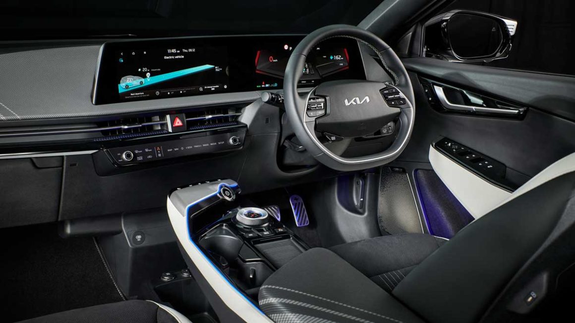 The Kia EV6 interior. Source: Kia