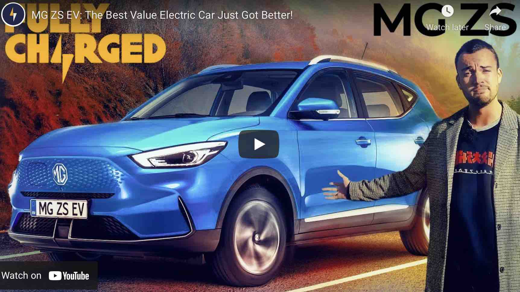 MG ZS EV: The best value electric car just got better!