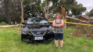 Vehicle to home: Couple rides through blackout with Nissan Leaf, luck, and ingenuity