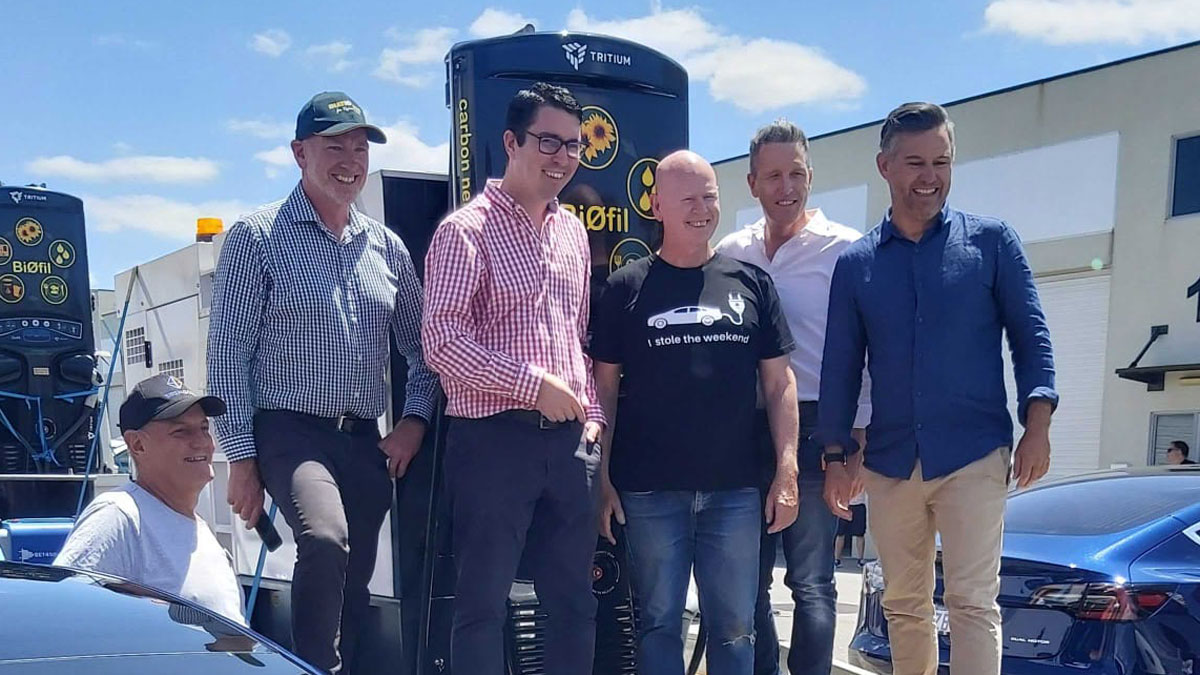 Pollies in Teslas attend event for chip-oil EV chargers funded by Musk Vodka - Vimarsana News