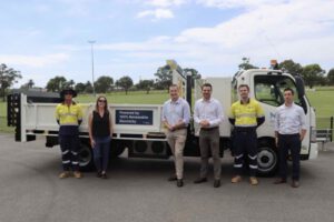 City of Newcastle unveils its first electric truck